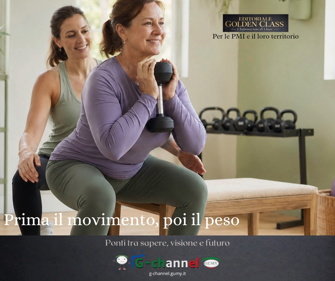 Prima il movimento, poi il peso